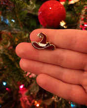 Load image into Gallery viewer, Santa Witch Hat - *mini pin* - Winter Collection - Enamel Pin
